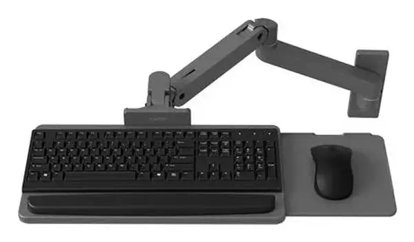 Bras LX Pro pour clavier avec fixation murale (gris foncé) - Ergotron - Accessoire ENI, TBI et VPI - visuel 1