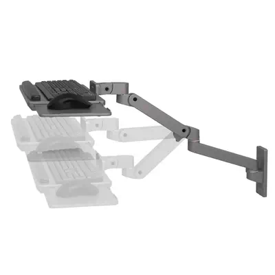 Bras LX Pro pour clavier avec fixation murale (gris foncé) - Ergotron - Accessoire ENI, TBI et VPI - visuel 5