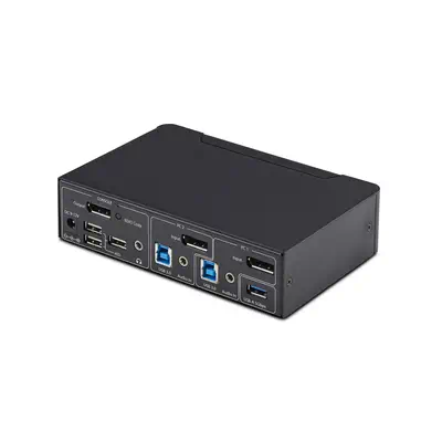 Switch KVM DisplayPort 2 Ports, 4K 60 Hz, DP 1.2, Gestion EDID, Hub USB 3.0 2 Ports, 4 Ports USB HID - StarTech - Accessoire Réseau - visuel 2