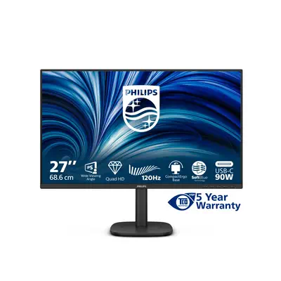 Philips 3000 series 27B2U3601/00 écran plat de PC 68,6 cm (27") 2560 x 1440 pixels Quad HD LCD Noir - Ecran Ordinateur - visuel 2