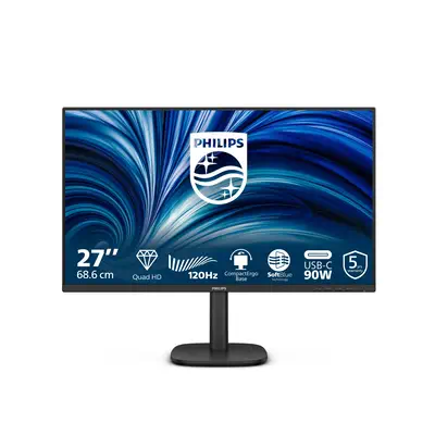 Philips 3000 series 27B2U3601/00 écran plat de PC 68,6 cm (27") 2560 x 1440 pixels Quad HD LCD Noir - Ecran Ordinateur - visuel 1