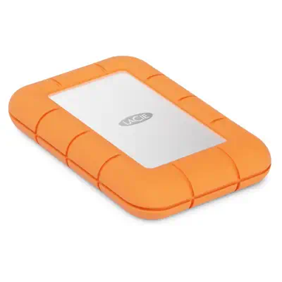 LaCie STND1000400 disque dur externe 1 To USB Type-C 3.2 Gen 1 (3.1 Gen 1) Gris, Orange - Disque dur SSD - visuel 3