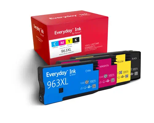 Encre Everyday™ Multipack de Xerox compatible avec HP HP963XL (HP963XL MULTIPACK), Grande capacité - Cartouches d'encre - visuel 1