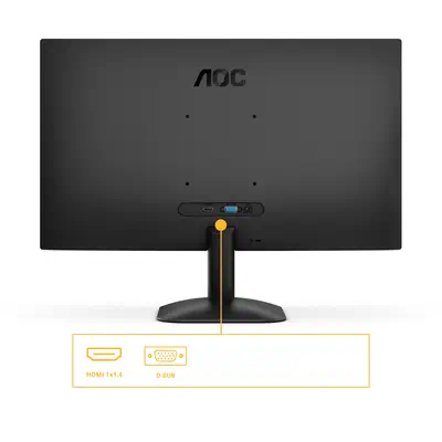 AOC 24B31H LED display 60,5 cm (23.8") 1920 x 1080 pixels Full HD Noir - Ecran Ordinateur - visuel 3