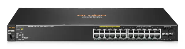 HPE Aruba Networking Aruba 2530 24G PoE+ Géré L2 Gigabit Ethernet (10/100/1000) Connexion Ethernet,  - Service et Support - visuel 1