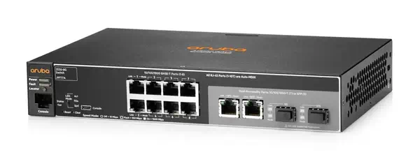 HPE Aruba Networking Aruba 2530 8G Géré L2 Gigabit Ethernet (10/100/1000) 1U Gris - Service et Support - visuel 2