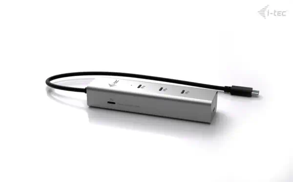 USB-C Charging Metal HUB 5port with USB-C video I-Tec - visuel 1 - hello RSE - Transfert de données haute performance