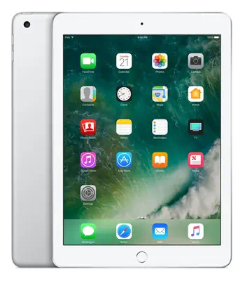 iPad 5 9.7'' 32Go - Argent - WiFi Coque Blanche - Grade Reconditionné en France Bon état - Apple - Tablette reconditionnée - visuel 1