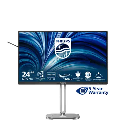 Philips 4000 series 24B2N4200/00 écran plat de PC 60,5 cm (23.8") 1920 x 1080 pixels Full HD LCD Gri - Ecran Ordinateur - visuel 3