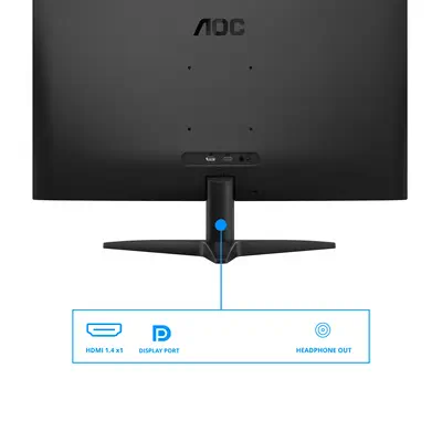 AOC 27B36X écran plat de PC 68,6 cm (27") 1920 x 1080 pixels Full HD LED Noir - Ecran Ordinateur - visuel 3