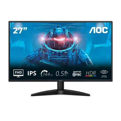 AOC 27B36X écran plat de PC 68,6 cm (27") 1920 x 1080 pixels Full HD LED Noir - Ecran Ordinateur - visuel 1