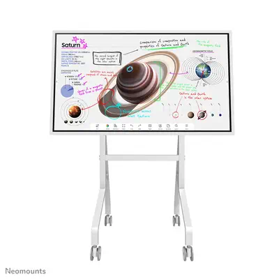 Neomounts FL50-515WH1 Support au sol mobile Samsung Flip 55-65" - rotatif - installation rapide - Accessoire Vidéoprojecteur - visuel 5
