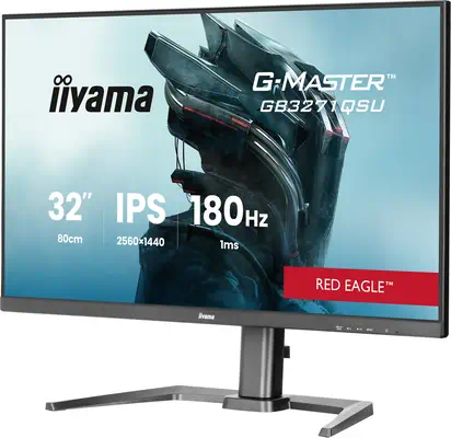 iiyama GB3271QSU-B2 écran plat de PC 80 cm (31.5") 2560 x 1440 pixels Quad HD LED Noir - Ecran Ordinateur - visuel 4
