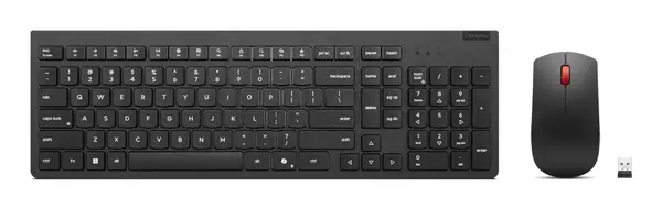 Lenovo 4X31R64464 clavier Souris incluse Bureau RF sans fil Français Noir - visuel 1
