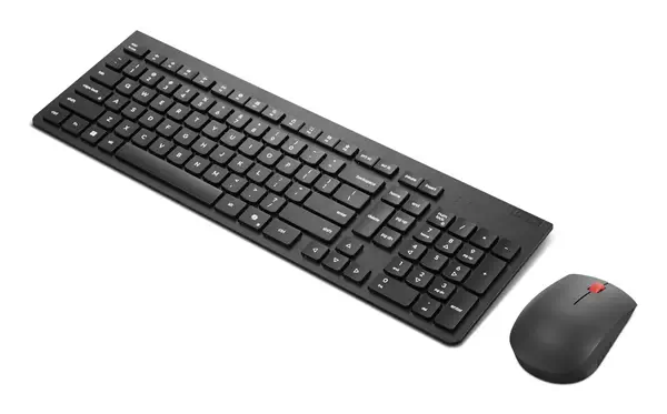 Lenovo 4X31R64464 clavier Souris incluse Bureau RF sans fil Français Noir - visuel 2
