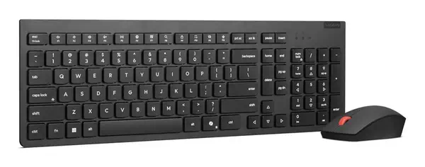Lenovo 4X31R64464 clavier Souris incluse Bureau RF sans fil Français Noir - visuel 3