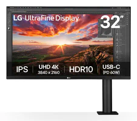 LG 32UN880K-B écran plat de PC 80 cm (31.5") 3840 x 2160 pixels 4K Ultra HD LCD Noir - Ecran Ordinateur - visuel 1
