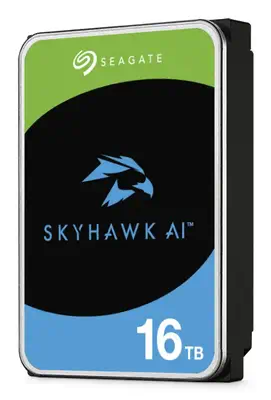 Seagate SkyHawk AI ST16000VE005 disque dur 16 To 7200 tr/min 512 Mo 3.5" Série ATA III - Disque dur Interne - visuel 1