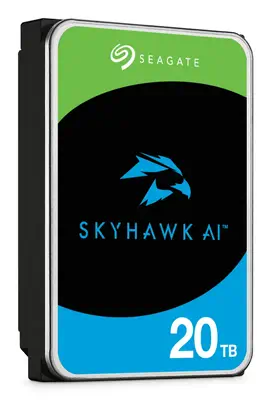 Seagate SkyHawk AI ST20000VE004 disque dur 20 To 7200 tr/min 512 Mo 3.5" Série ATA III - Disque dur Interne - visuel 3
