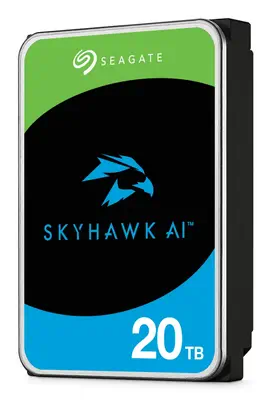 Seagate SkyHawk AI ST20000VE004 disque dur 20 To 7200 tr/min 512 Mo 3.5" Série ATA III - Disque dur Interne - visuel 1