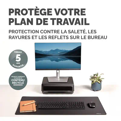 Fellowes Breyta sous-mains Noir - Tapis - visuel 6