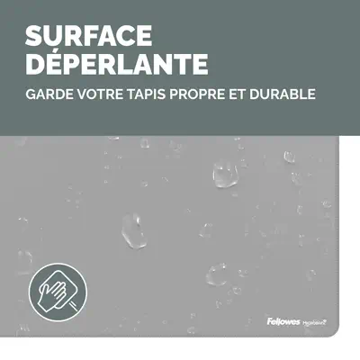 Fellowes Breyta sous-mains Tissu, Polyester, Caoutchouc Gris - Tapis - visuel 8