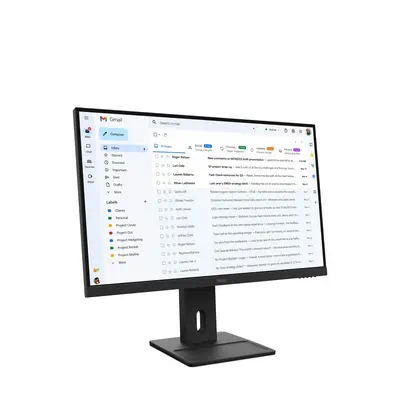 Lenovo ThinkVision E27-40 LED display 68,6 cm (27") 1920 x 1080 pixels Full HD LCD Noir - Ecran Ordinateur - visuel 2