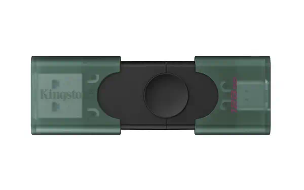 128 Go USB-A + USB-C 3.2 Gen 1 DataTraveler DuoG2 - Kingston - Adaptateur stockage - visuel 1