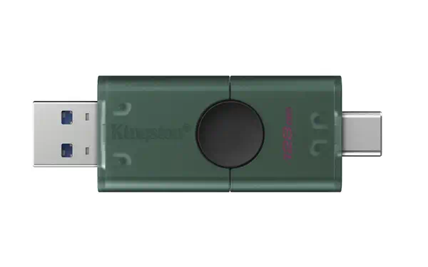 128 Go USB-A + USB-C 3.2 Gen 1 DataTraveler DuoG2 - Kingston - Adaptateur stockage - visuel 2