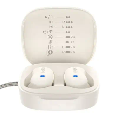 Belkin SoundForm Anywhere Casque Avec fil &sans fil Ecouteurs Appels/Musique USB Type-C Bluetooth Bl - Casque Micro - visuel 6