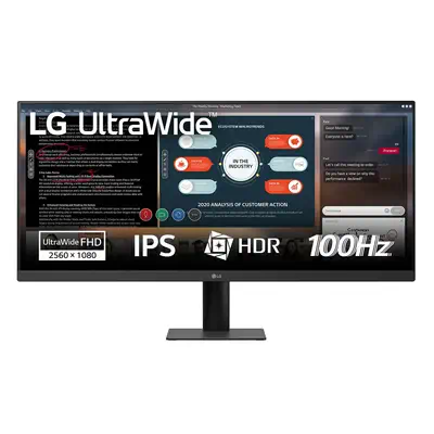 LG 29U511A-B écran plat de PC 73,7 cm (29") 2560 x 1080 pixels WFHD LCD Noir - Ecran Ordinateur - visuel 1