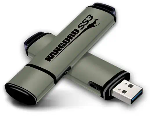iStorage Kanguru 32GB SS3 USB3.0 lecteur USB flash 32 Go USB Type-A 3.2 Gen 1 (3.1 Gen 1) Aluminium - Clé USB - visuel 4