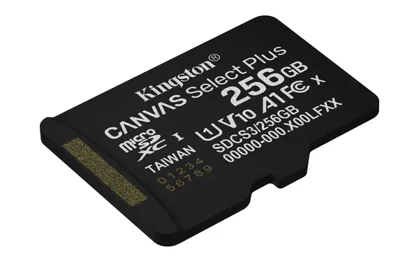 256GB micSDXC Canvas Select Plus Gen3 150R A1 (Adaptateur SD non inclus) - Kingston - Carte Mémoire - visuel 2