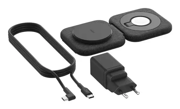 Belkin BoostCharge Pro Casques, Smartphone, Smartwatch Noir Secteur Recharge sans fil Charge rapide  - Chargeur et alimentation - visuel 1
