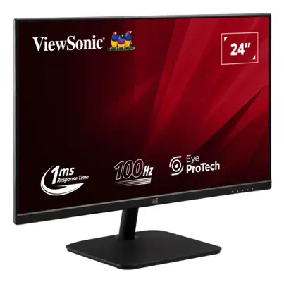 Viewsonic VA2432-H-2 écran plat de PC 61 cm (24") 1920 x 1080 pixels Full HD LED Noir - Ecran Ordinateur - visuel 2