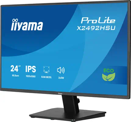 iiyama ProLite X2492HSU-B1 écran plat de PC 61 cm (24") 1920 x 1080 pixels Full HD LED Noir - Ecran Ordinateur - visuel 6