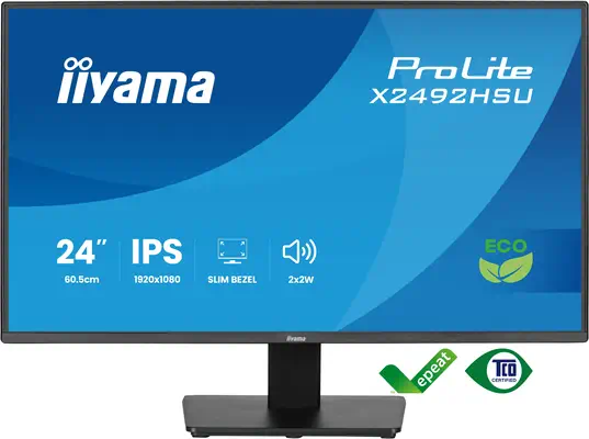 iiyama ProLite X2492HSU-B1 écran plat de PC 61 cm (24") 1920 x 1080 pixels Full HD LED Noir - Ecran Ordinateur - visuel 2