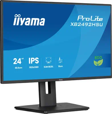 iiyama ProLite XB2492HSU-B1 écran plat de PC 61 cm (24") 1920 x 1080 pixels Full HD LED Noir - Ecran Ordinateur - visuel 5