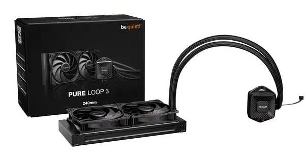 be quiet! PURE LOOP 3 Processeur Refroidisseur de liquide tout-en-un 12 cm Noir 1 pièce(s) - Refroidissement PC - visuel 2