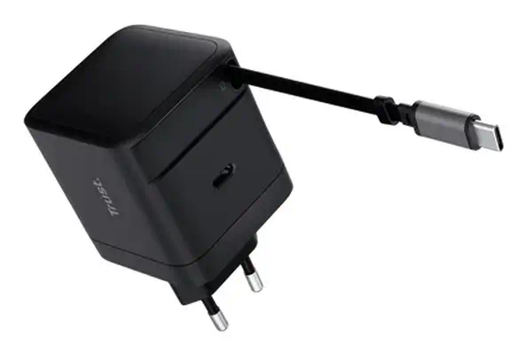 Trust Maxo Chargeur PD USB-C rétractable de 65 W - Batterie - visuel 2