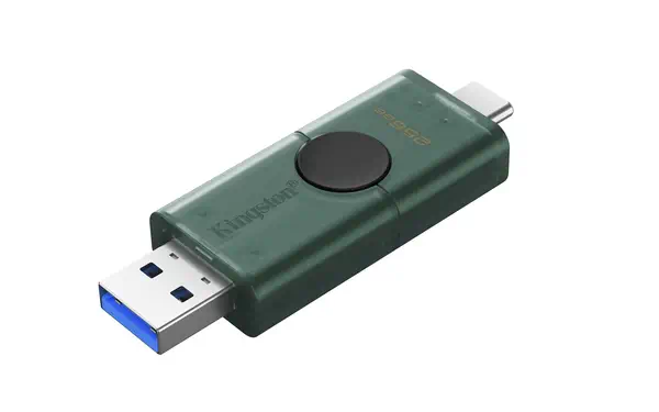 256 Go USB-A + USB-C 3.2 Gen 1 DataTraveler DuoG2 - Kingston - Adaptateur stockage - visuel 3