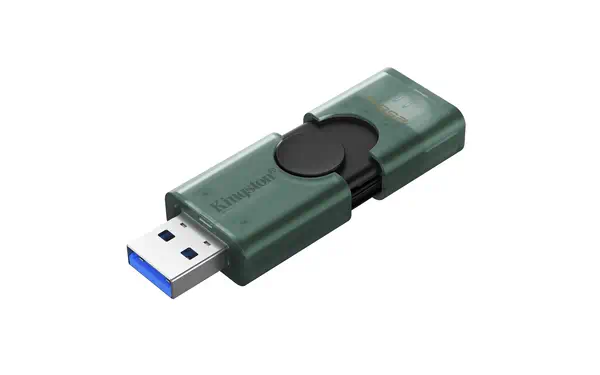 256 Go USB-A + USB-C 3.2 Gen 1 DataTraveler DuoG2 - Kingston - Adaptateur stockage - visuel 4