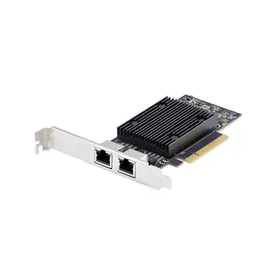 Carte Réseau PCIe 10 Gb Ethernet à 2 Ports, Carte d'Interface Réseau 10 GbE, Chipset Broadcom BCM574 - StarTech - Accessoire Réseau - visuel 1