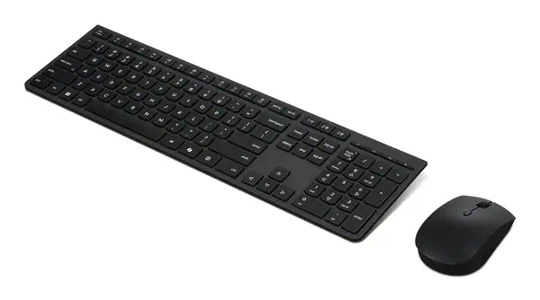 Lenovo 4X31R64325 clavier Souris incluse Bureau RF sans fil + Bluetooth Français Noir - Pack Clavier, souris - visuel 3