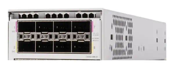 Cisco C9350-NM-8Y= module de commutation réseau 10 Gigabit Ethernet, Gigabit Ethernet, 25 Gigabit Et - Accessoire Réseau - visuel 1