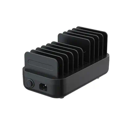 Station de charge 200W USB-C avec 10 emplacements pour tablettes et smartphones - 10 ports USB-C 20W - DLH - Accessoires Tablette - visuel 2