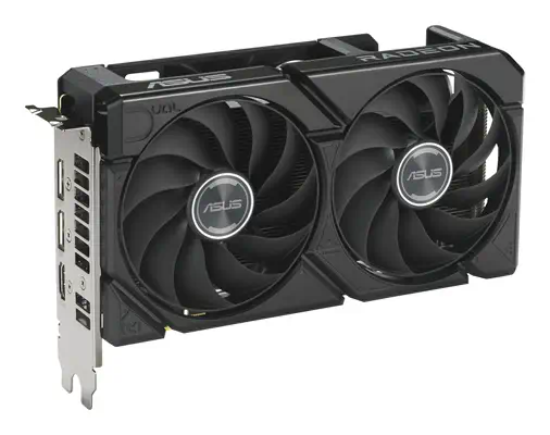ASUS Dual -RX9060XT-16G AMD Radeon RX 9060 XT 16 Go GDDR6 - Asus - Carte graphique - visuel 2