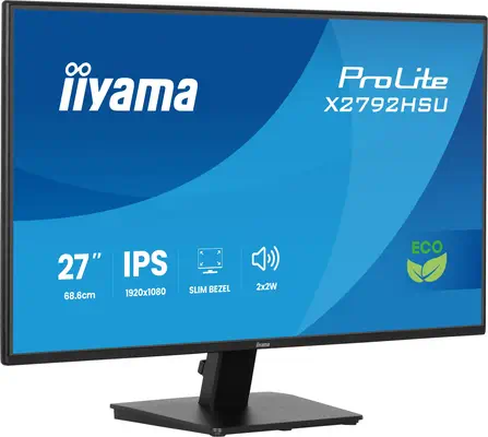 iiyama ProLite X2792HSU-B1 écran plat de PC 68,6 cm (27") 1920 x 1080 pixels Full HD LED Noir - Ecran Ordinateur - visuel 1