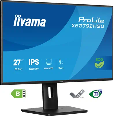iiyama ProLite XB2792HSU-B1 écran plat de PC 68,6 cm (27") 1920 x 1080 pixels Full HD LED Noir - Ecran Ordinateur - visuel 3