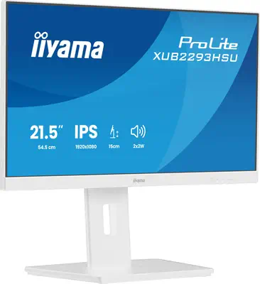 iiyama ProLite XUB2293HSU-W7 écran plat de PC 54,6 cm (21.5") 1920 x 1080 pixels Full HD LED Blanc - Ecran Ordinateur - visuel 1